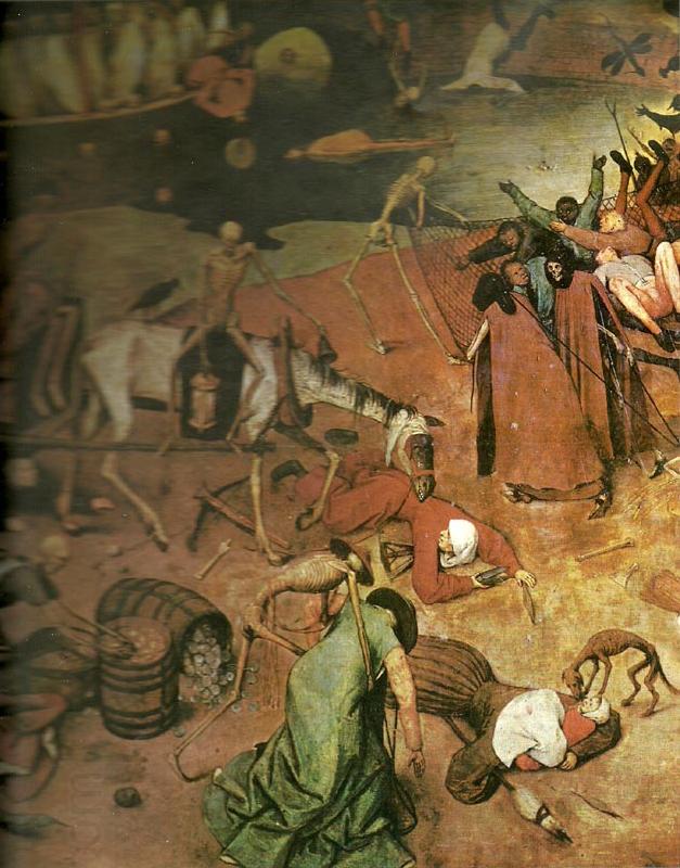 Pieter Bruegel detalj fran dodens triumf.omkr China oil painting art